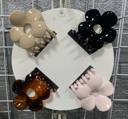 Elegant Girls Plastic Hair Accessories Claws 6.5cm For Summer