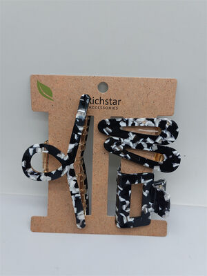 Elegant Acetate Hair Accessories Claw Clip Hairpin Durable Multicolor