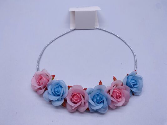 Children Flower Elastic Hair Bands Rubber Fashion For Wedding