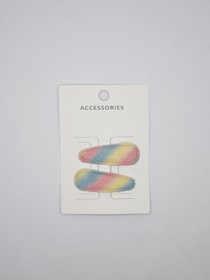 Adorable Girls Hair Clips In Colors with Matching Headbands