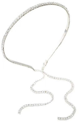 Elegant Metal Hairband with Diamond for Women Suitable for Party