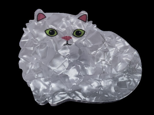 Fashion Cat Acrylic Hair Accessories for Various Occasions and Performance