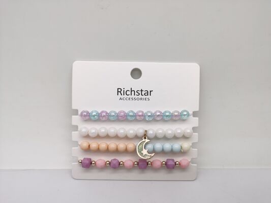 Customizable Practical Multiple Pieces Bead Bracelet for Girls' Jewelry Collection