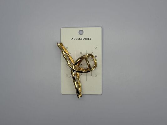 Unisex Metal Hair Claw Clips with Plain Design in Multiple Quantity