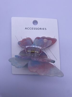 Various Styles Colorful Acrylic Butterfly Hair Claw Clip for Hair Accessories