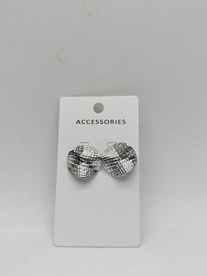 Women's Versatile Floral Metal Sliver Earrings for Chic and Practical