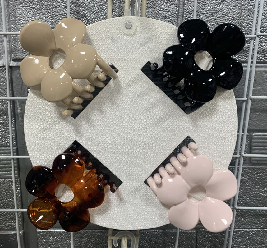 Elegant Girls Plastic Hair Accessories Claws 6.5cm For Summer