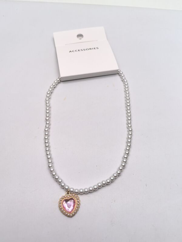 Silver Plated Round Pendant Necklace 1.5cm Width Smooth Surface